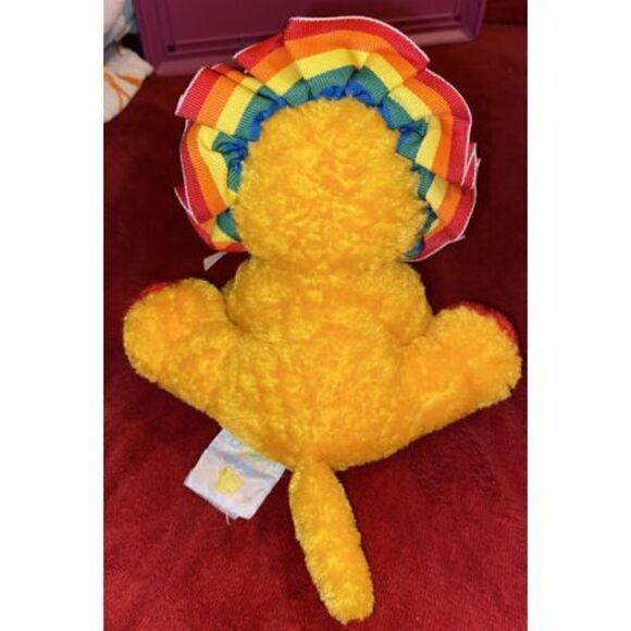 Vintage 1999 Baby Gund Lion With Rainbow Trim & Ribbon HTF - Picture 8 of 10